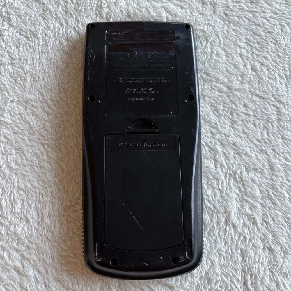 Texas Instruments TI 83 Plus Graphing‎ Calculator Black With Cover Working